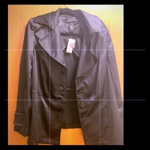 Black jacket satin like NWT lane Bryant